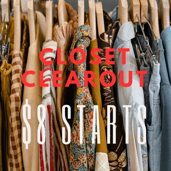 Closet Clear-Out Live! 1-Hour Flash Closet Clear-out!